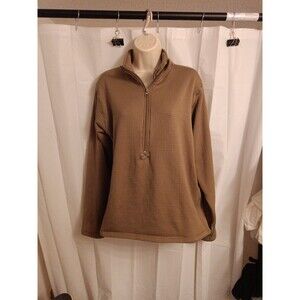ROTHCO LAYER II MD WT GRID TOP PULLOVER  MEN'S MEDIUM  1/2 Zip THERMAL COYOTE L